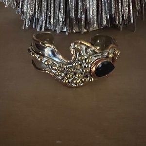 Tri-Metal Medium Bangle